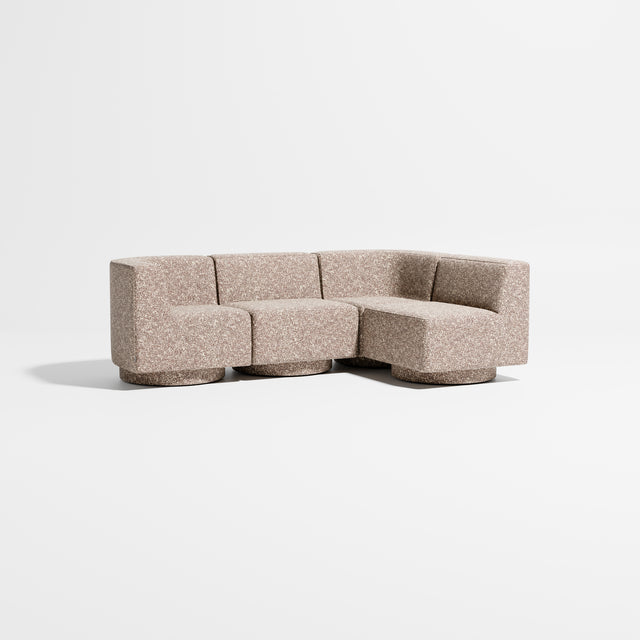 Confetti Modular Lounge - Configuration 4 | Upholstered Base | Gibson Karlo | Design By Them ** Kvadrat Zero 0009