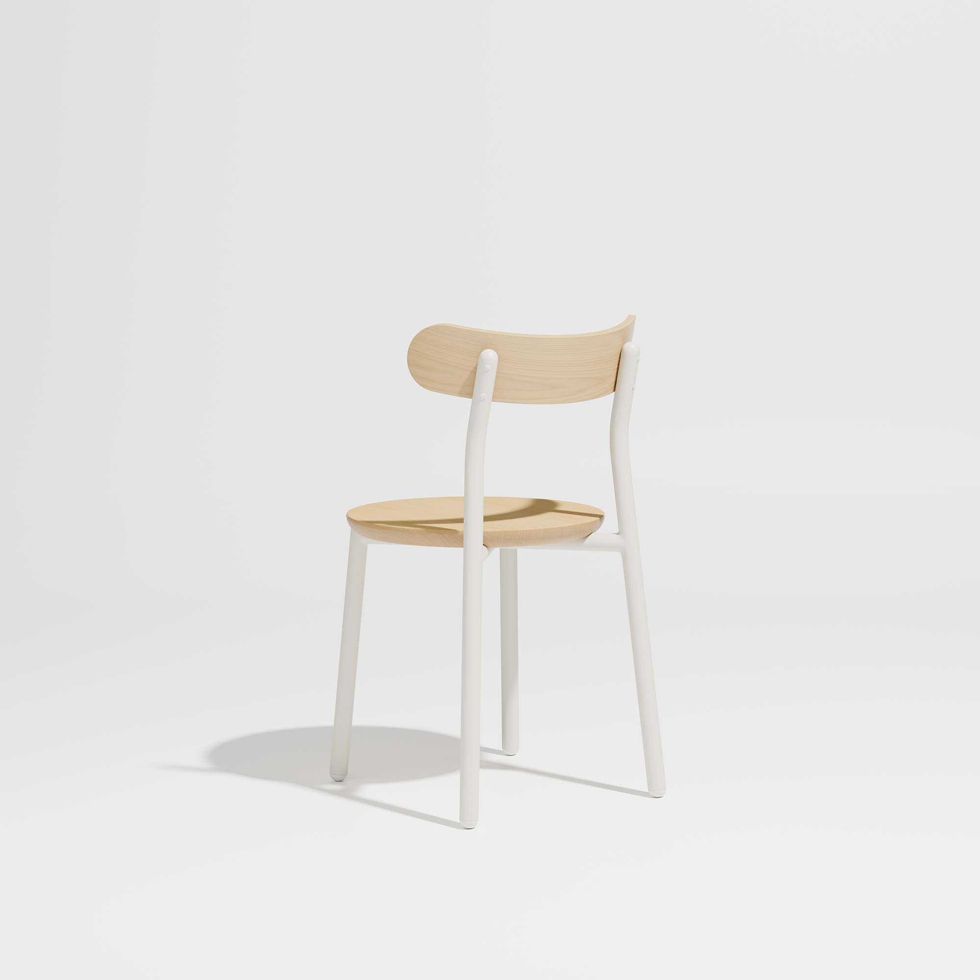 Them Chair | Ash & Soft White | Metal Dining Chair | GibsonKarlo | DesignByThem
