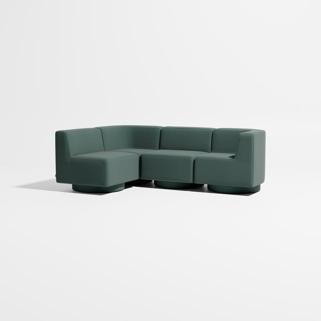 Confetti Modular Lounge - 4 Seater Corner Left | Upholstered Base | Gibson Karlo | Design By Them ** Kvadrat Autumn 0971