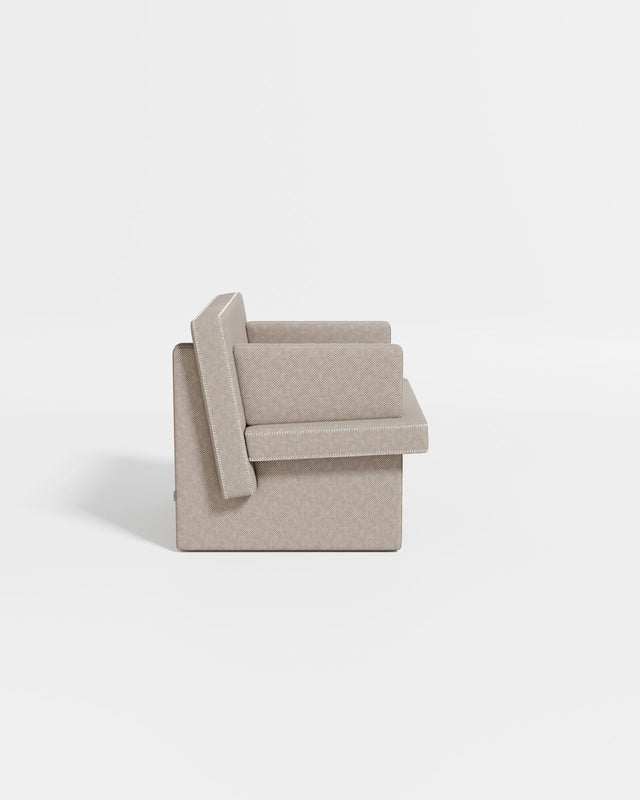 August Armchair | Upholstered | Designed by Gibson Karlo | Design By Them ** Maharam Merit 0028