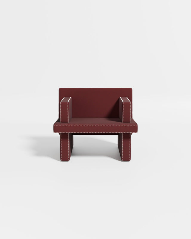 August Armchair | Upholstered | Designed by Gibson Karlo | Design By Them ** Maharam Merit 0039