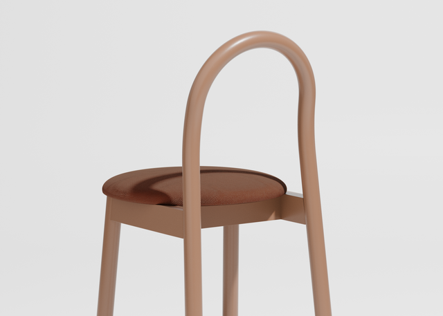 Bobby Chair | Metal Upholstered | Dining Chairs | Nutmeg | Daniel Tucker | Design By Them