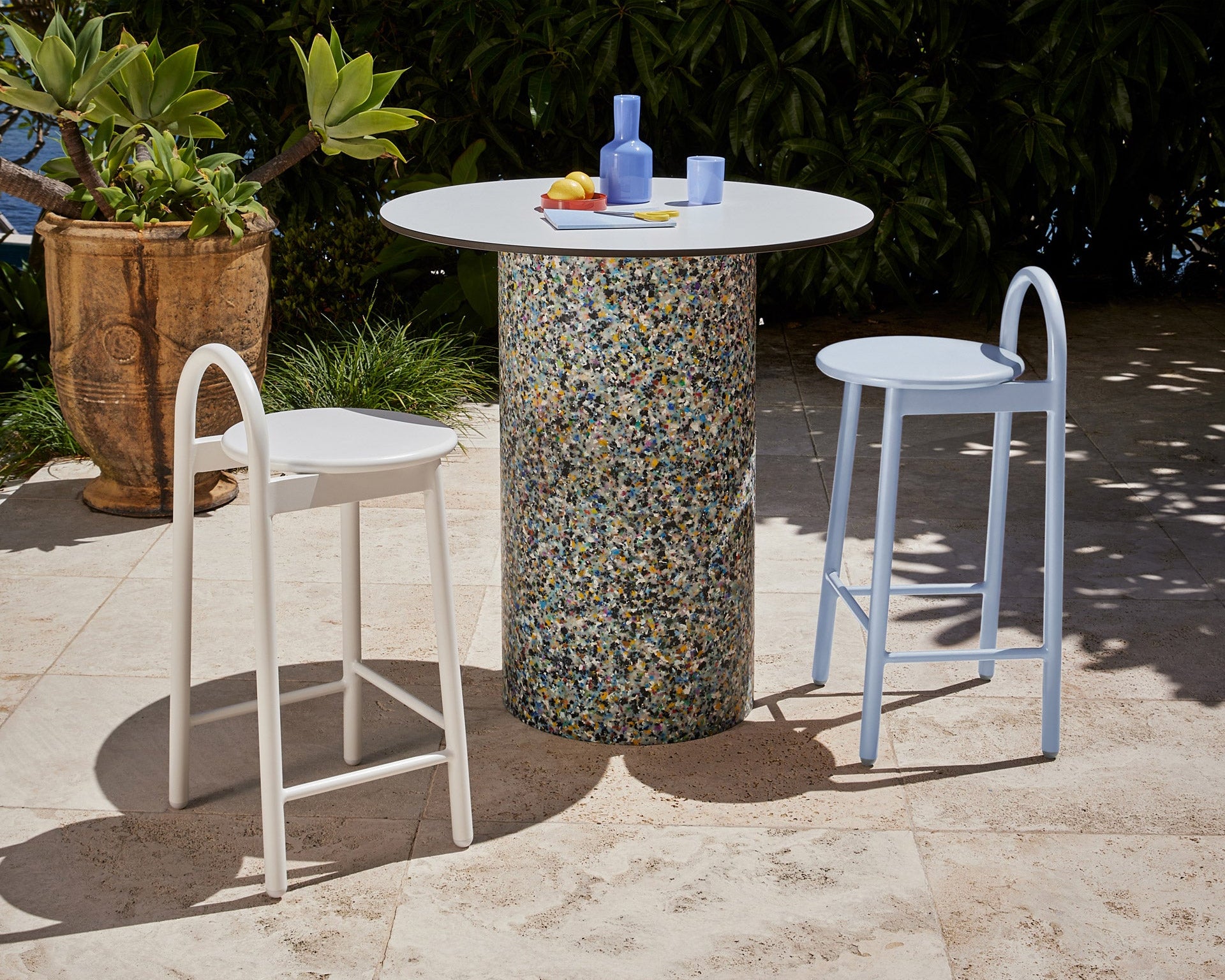 Bobby Counter Stool & Confetti Bar Table | Daniel Tucker & Gibson Karlo | Design By Them