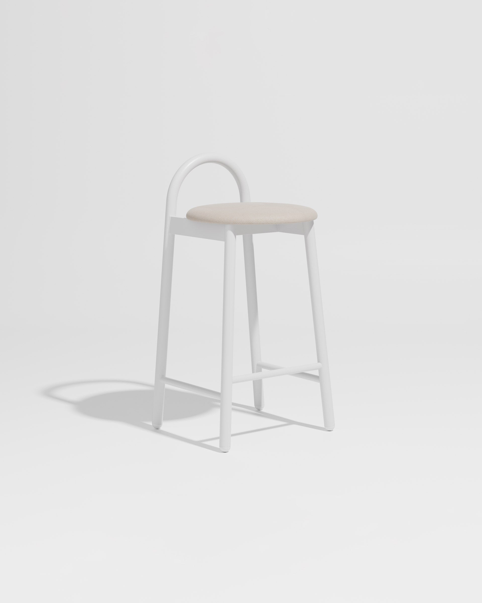 Bobby Counter Stool Metal Upholstered by Daniel Tucker – DESIGN