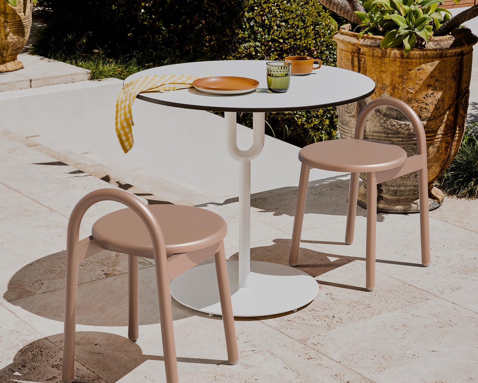 Bobby Counter Stool & Piper Pedestal Table | Daniel Tucker & Gibson Karlo | DesignByThem | Gallery
