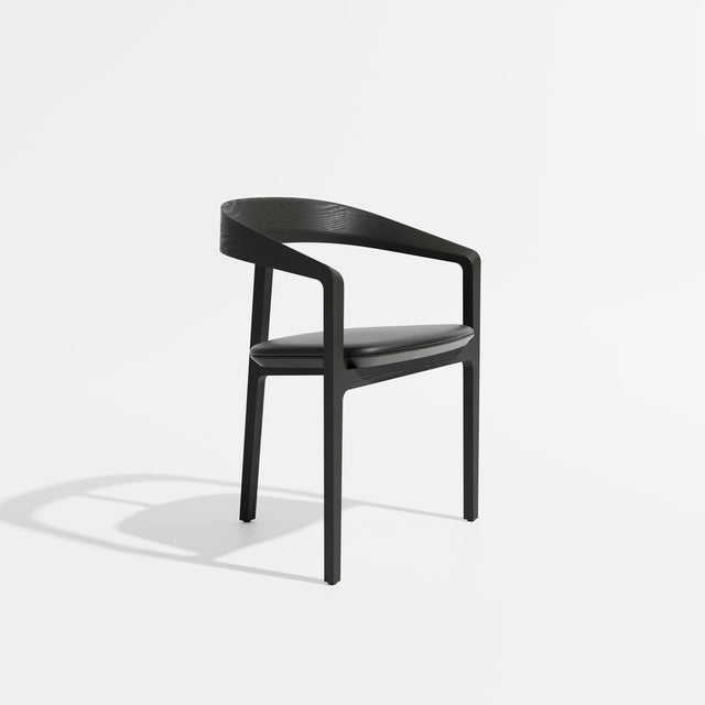 Bow Chair | Upholstered | Tom Fereday | Design By Them ** Imperia Aniline Leather Black