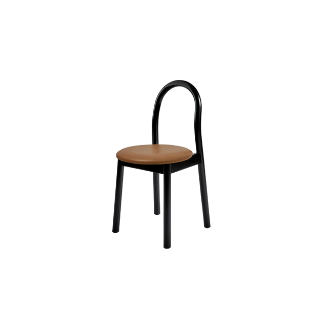 Bobby Chair - Ash Black Upholstered - Archive Store