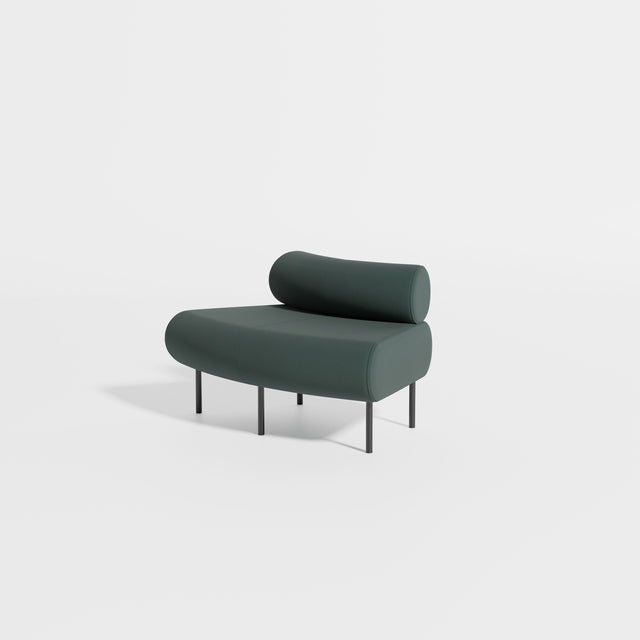 Cabin Seat Modular Curve 45 Outer | Upholstered | Gibson Karlo | Design By Them ** Kvadrat Autumn 0971