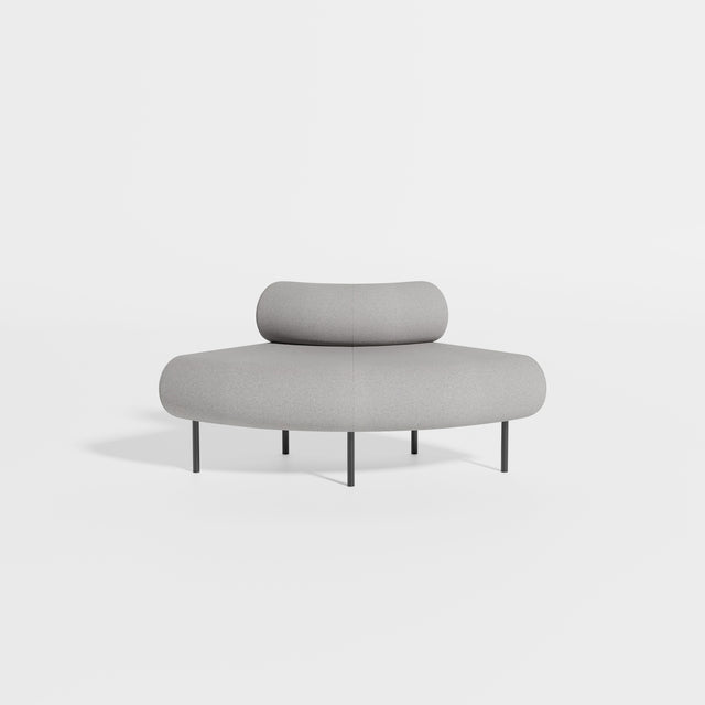 Cabin Seat Modular Curve 90 Outer | Upholstered | Gibson Karlo | Design By Them ** Kvadrat Autumn 0131