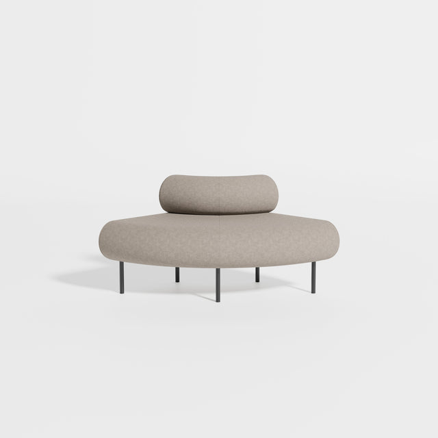 Cabin Seat Modular Curve 90 Outer | Upholstered | Gibson Karlo | Design By Them ** Maharam Merit 028