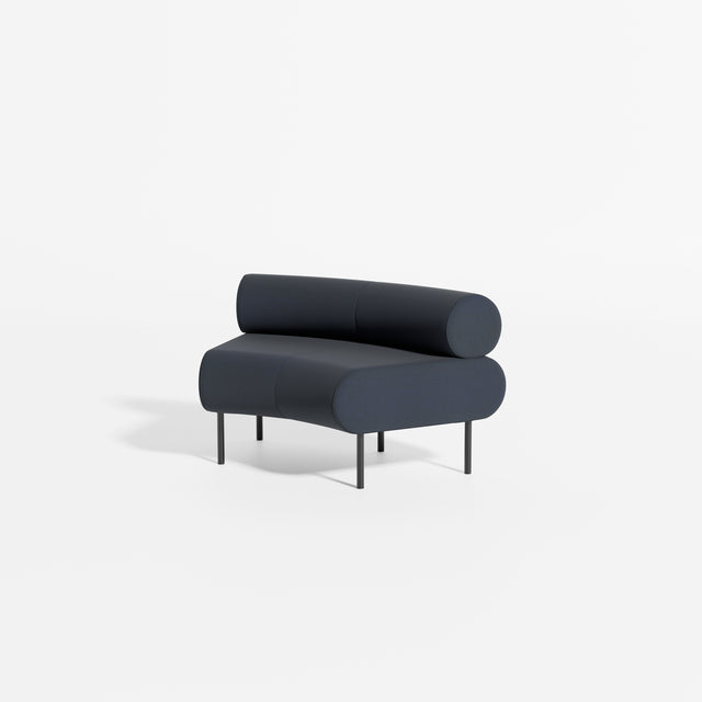 Cabin Seat Modular Curve 45 | Upholstery | Gibson Karlo | Design By Them ** Kvadrat Autumn 0791
