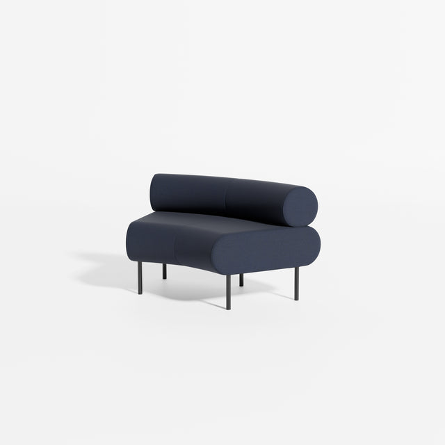 Cabin Seat Modular Curve 45 | Upholstered Lounge | Designed by Gibson Karlo | Design By Them ** Kvadrat Canvas 0794