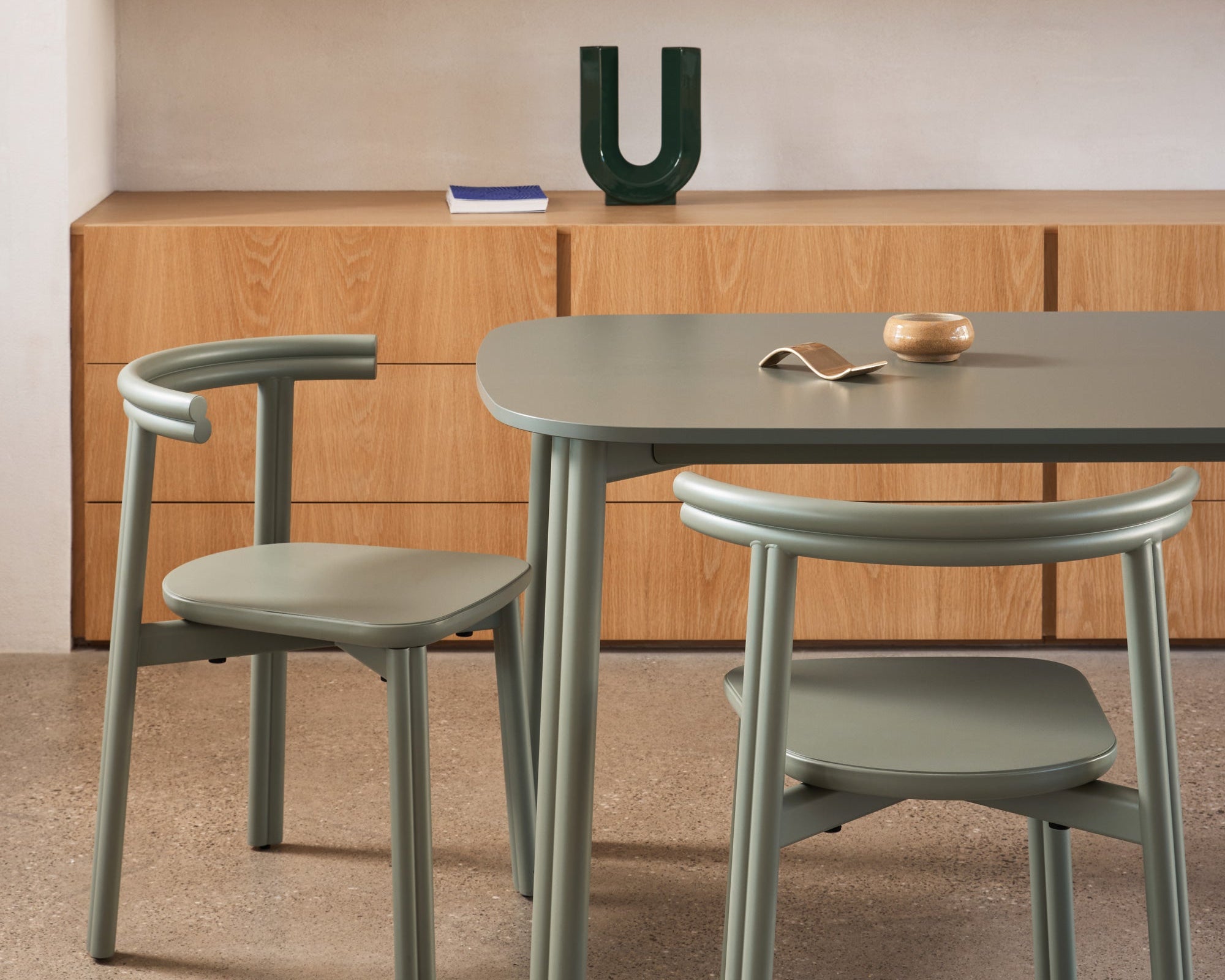 Twill Chair - Metal | Pale Eucalypt | Dining Chairs | Gibson Karlo | Design By Them