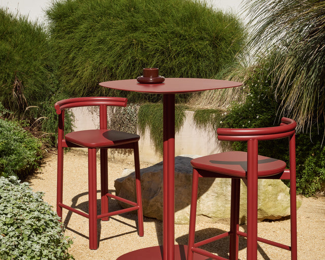 Twill Bar Chair - Metal | Rust Red | Bar and Counter Chairs | Gibson Karlo | Design By Them