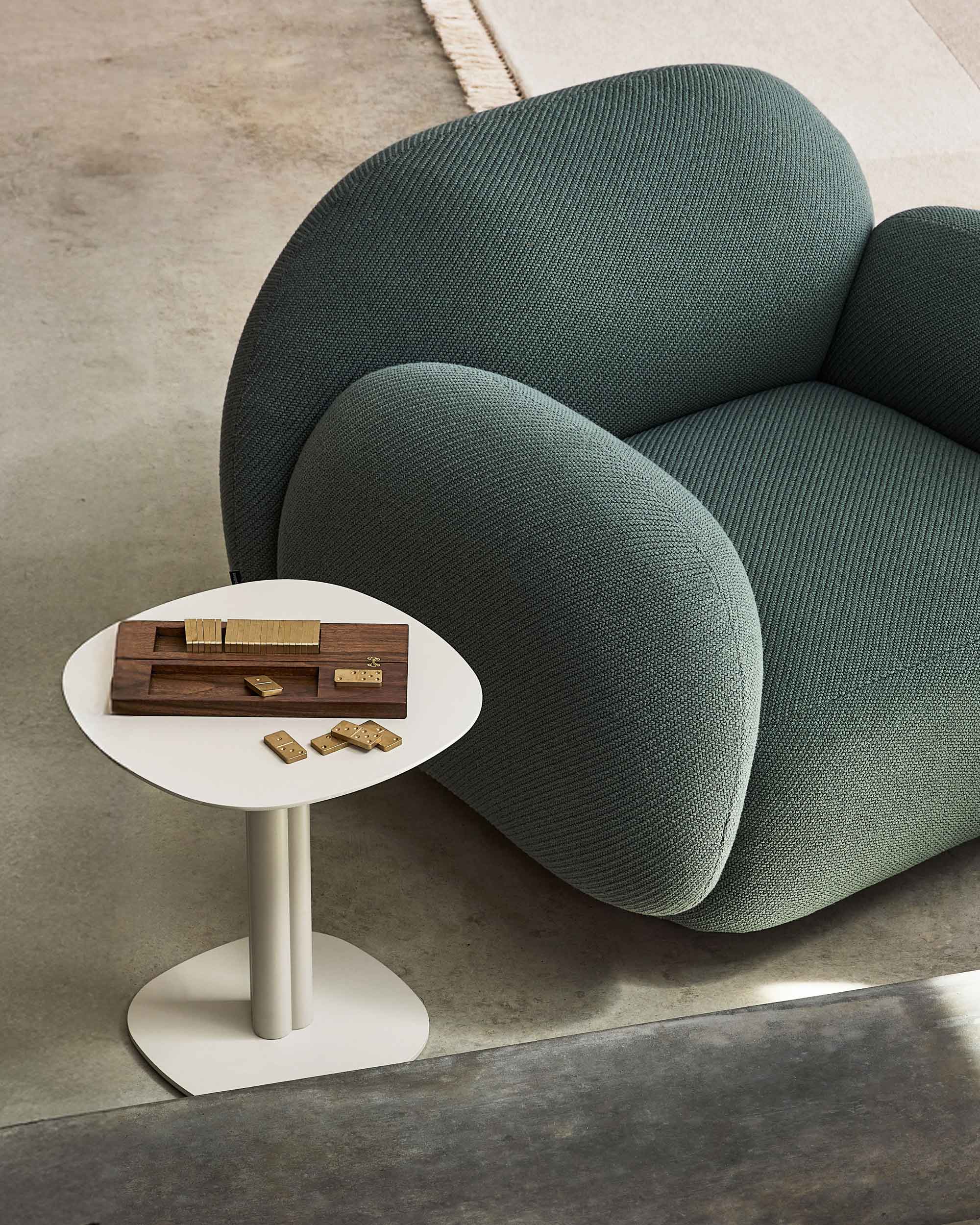 Twill Pedestal Side Table by Gibson Karlo | Side Table | DesignByThem