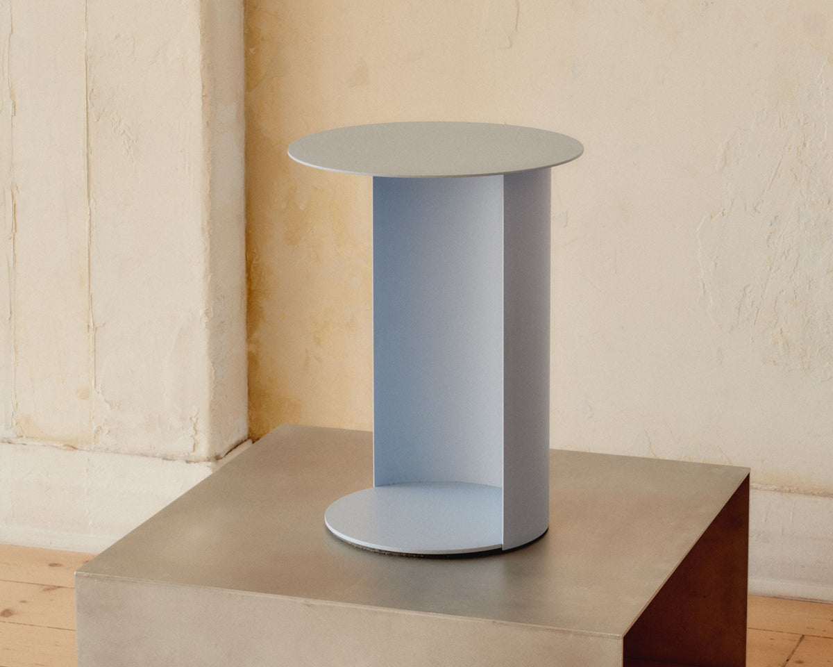 Pillar Round Side Table | Metal | Melbourne Show+Tell 2024 | At The Above, Fitzroy | Design By Them | Gallery