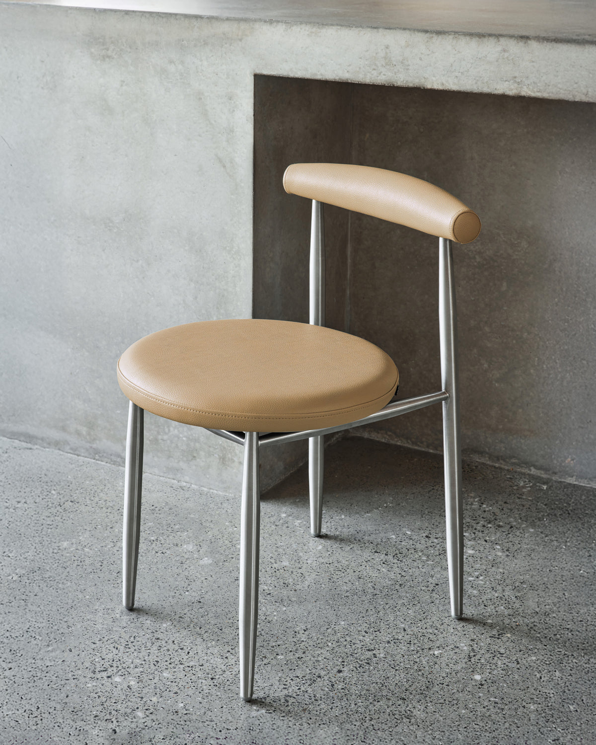 Swage Chair | Metal and Upholstery | Dining Chairs | Designed by Angus Easthope | Design By Them