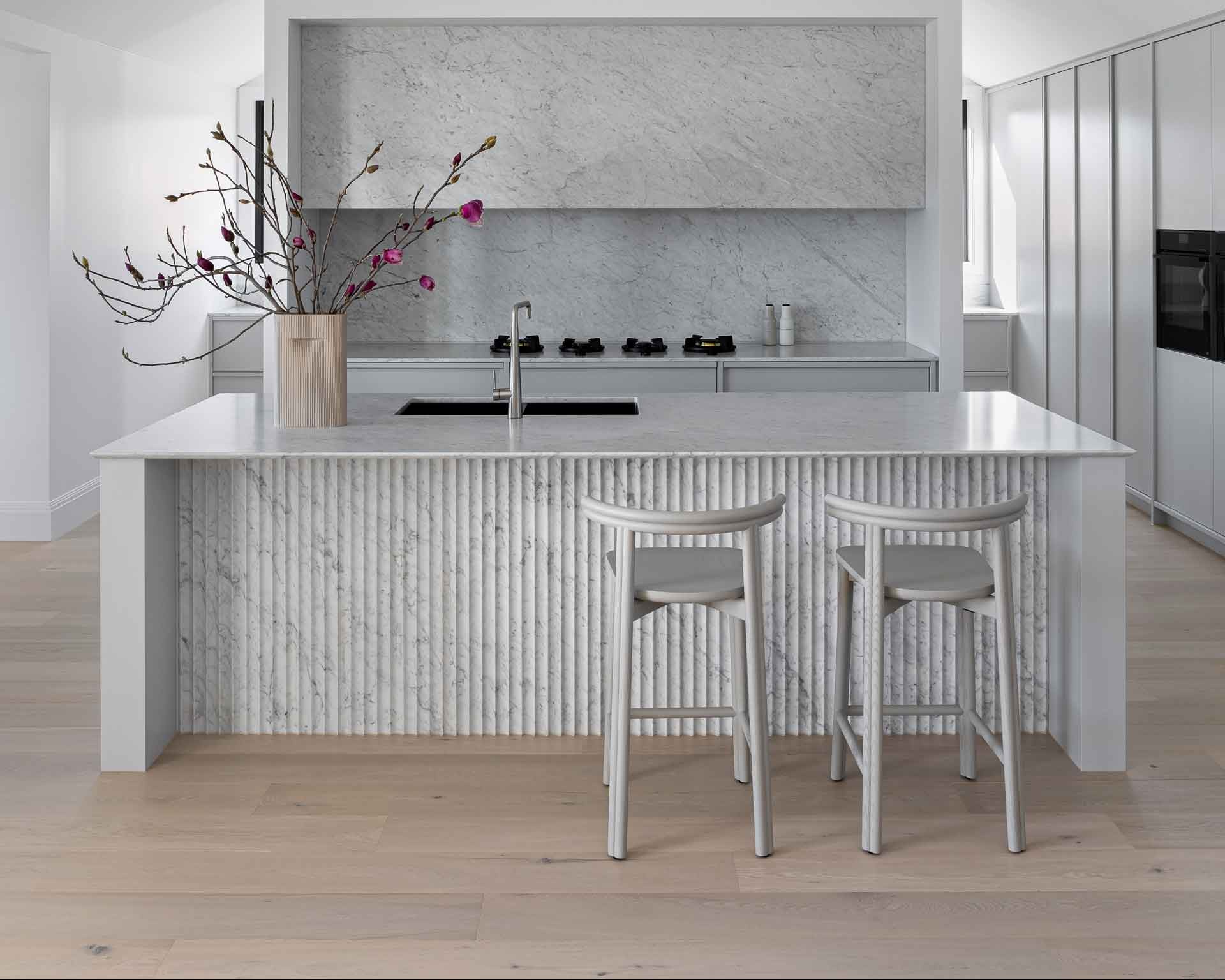 Gledswood Hills Project by Vicello Kitchens | Twill Counter Chair | Gallery