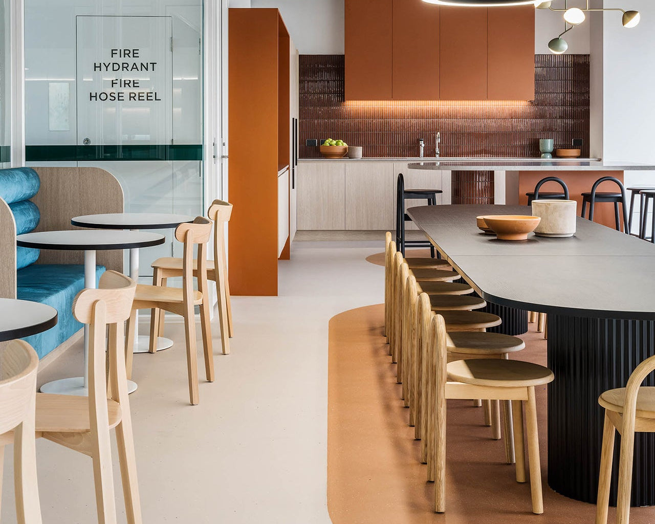 Bobby Low Stool at G01 Melbourne HQ, Collins | Design By Them