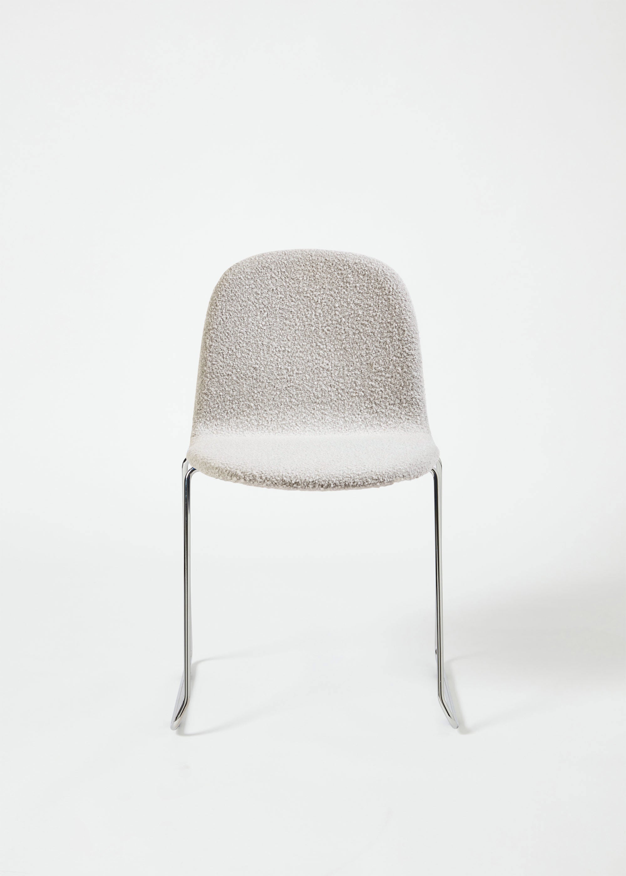 Potato Chair | Stacking Sled Timber & Upholstered Dining Office Chair with Handle | GibsonKarlo | DesignByThem ** HF5 Elle - 0230