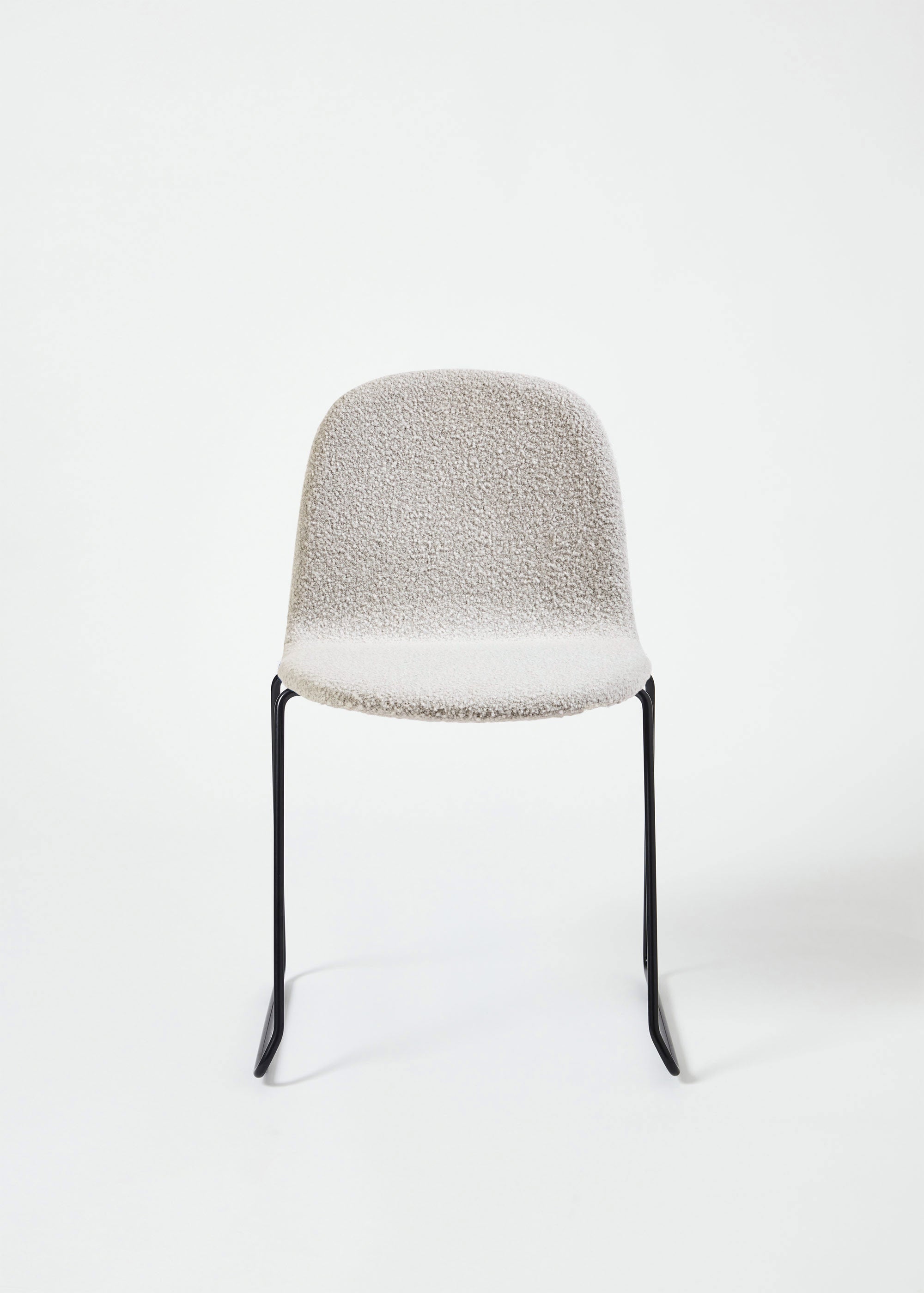 Potato Chair | Stacking Sled Timber & Upholstered Dining Office Chair with Handle | GibsonKarlo | DesignByThem ** HF5 Elle - 0230
