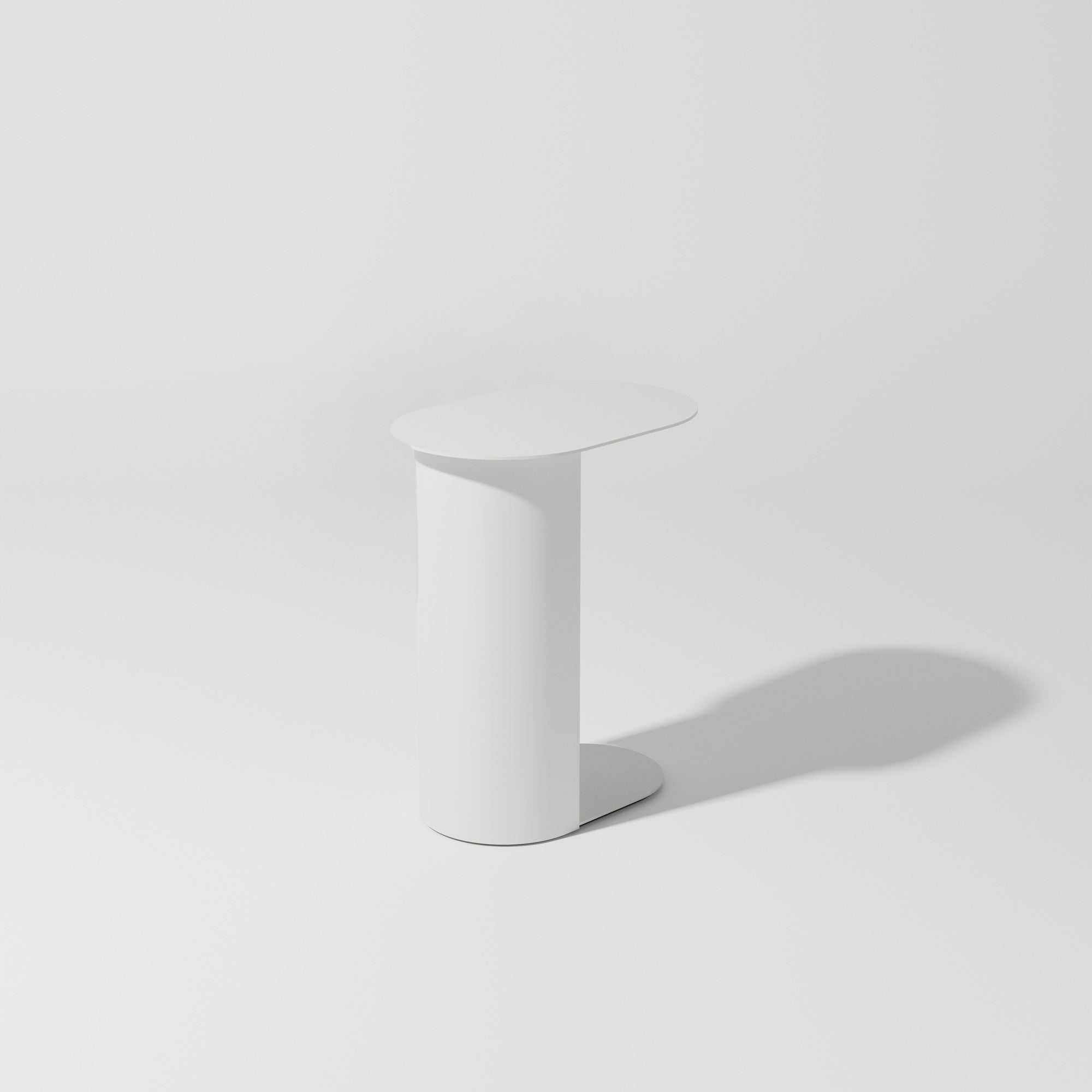 Pillar Side Table | Cantilever Metal Work Table | Gibson Karlo | DesignByThem