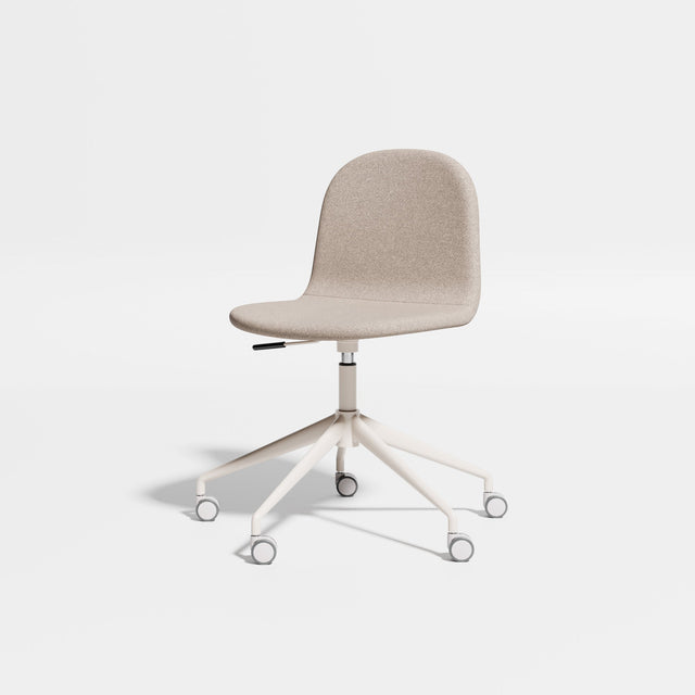 Potato Chair - Swivel Gaslift with Castors | Chairs | Designed by Gibson Karlo | Design By Them ** Bone Base/Kvadrat Autumn 0331