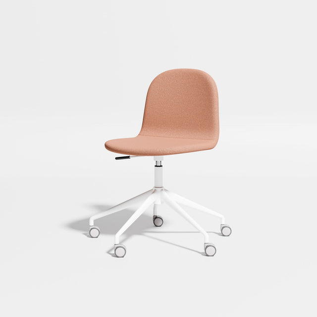 Potato Chair - Swivel Gaslift with Castors | Chairs | Designed by Gibson Karlo | Design By Them ** White Base/Kvadrat Autumn 0551
