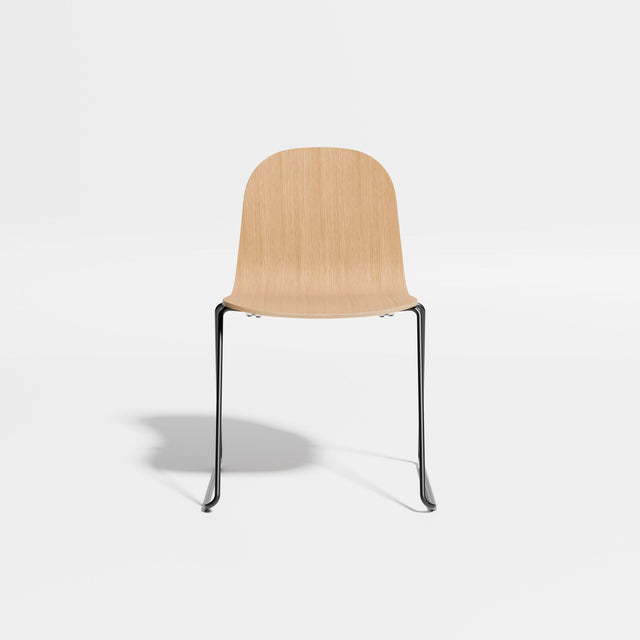 Potato Chair - Sled Base | Chairs | Designed by Gibson Karlo | Design By Them ** Oak/Black Base