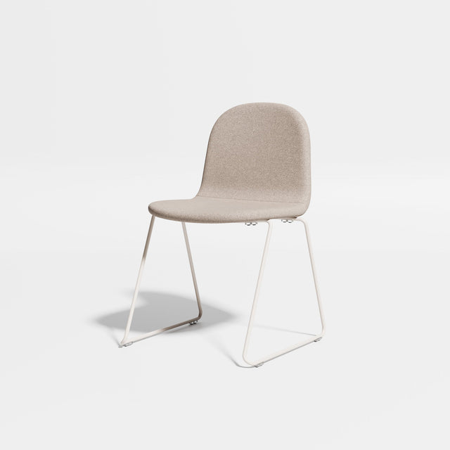 Potato Chair - Sled Base | Chairs | Designed by Gibson Karlo | Design By Them ** Bone Base/Kvadrat Autumn 0331