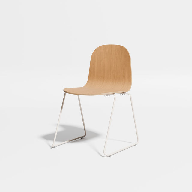 Potato Chair - Sled Base | Chairs | Designed by Gibson Karlo | Design By Them ** Oak/Bone Base