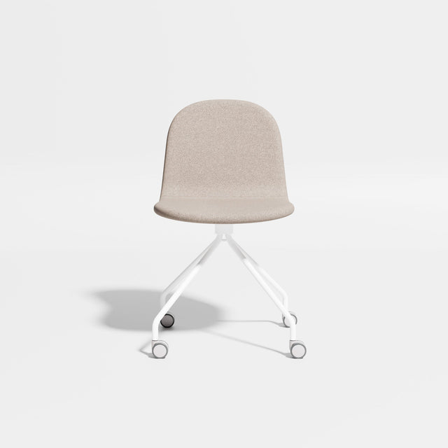 Potato Chair - Swivel with Castors | Chairs | Designed by Gibson Karlo | Design By Them ** White Base/Kvadrat Autumn 0331