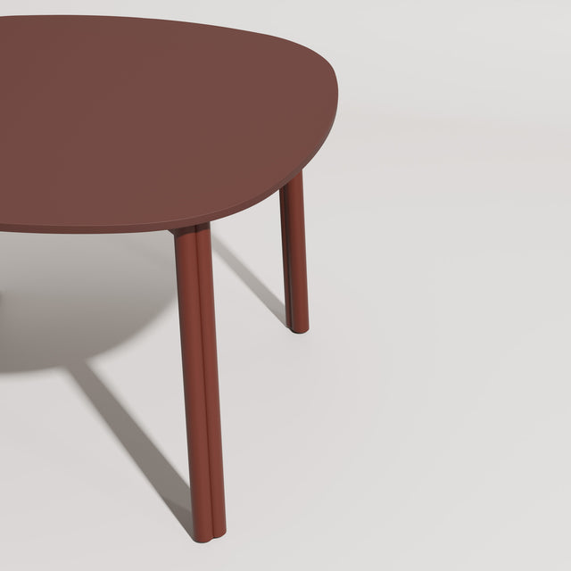 Twill Table by Gibson Karlo | Rust Red Maroon Dining and Meeting Table | DesignByThem