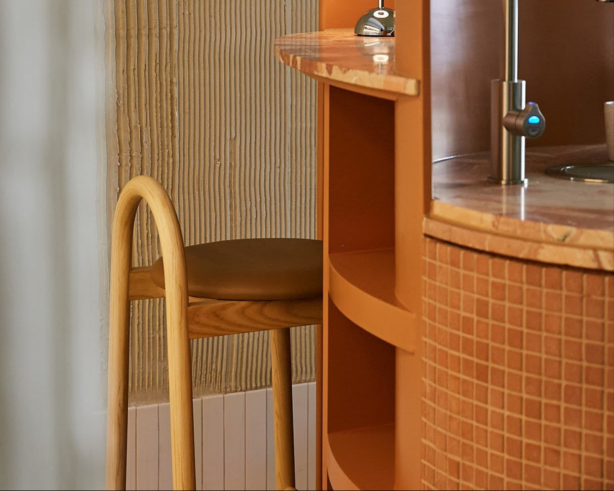 Bobby Stool Upholstered | Sage Space | Design By Them | Gallery