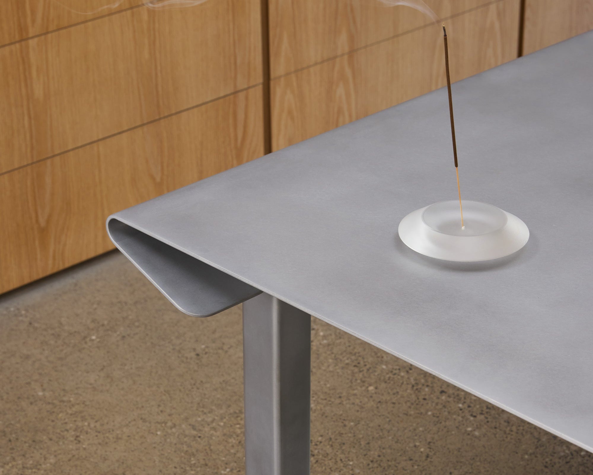Sail Table | Hand Burnished Aluminium | Indoor/Outdoor Table | Dining Table | Designed in Australia by Tom Fereday | Design By Them