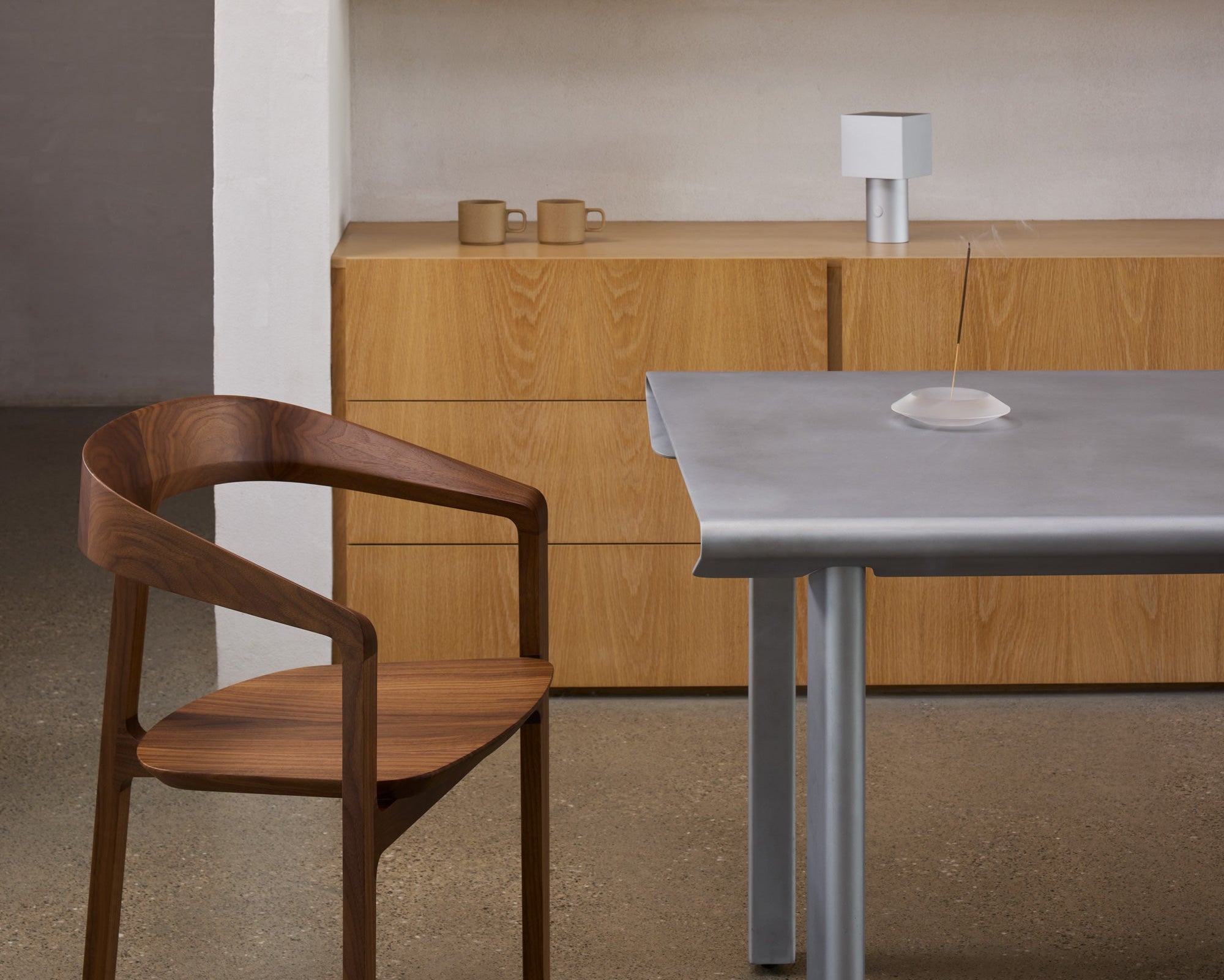 Sail Table | Hand Burnished Aluminium | Indoor/Outdoor Table | Dining Table | Designed in Australia by Tom Fereday | Design By Them