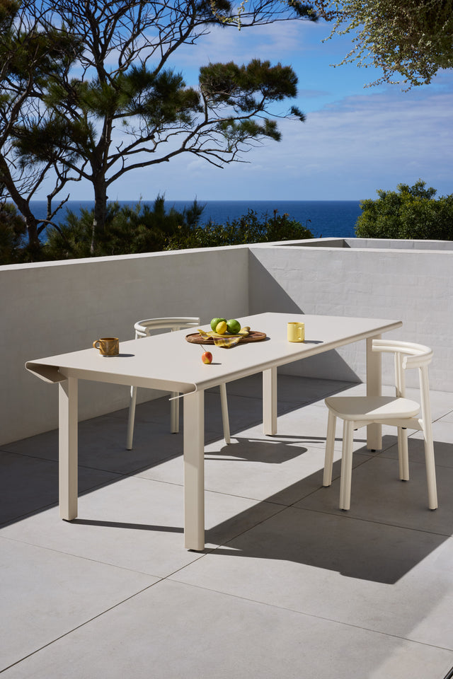 Sail Table | Textured Bone | Indoor and Outdoor Table | Designed in Australia | Tom Fereday | Design By Them