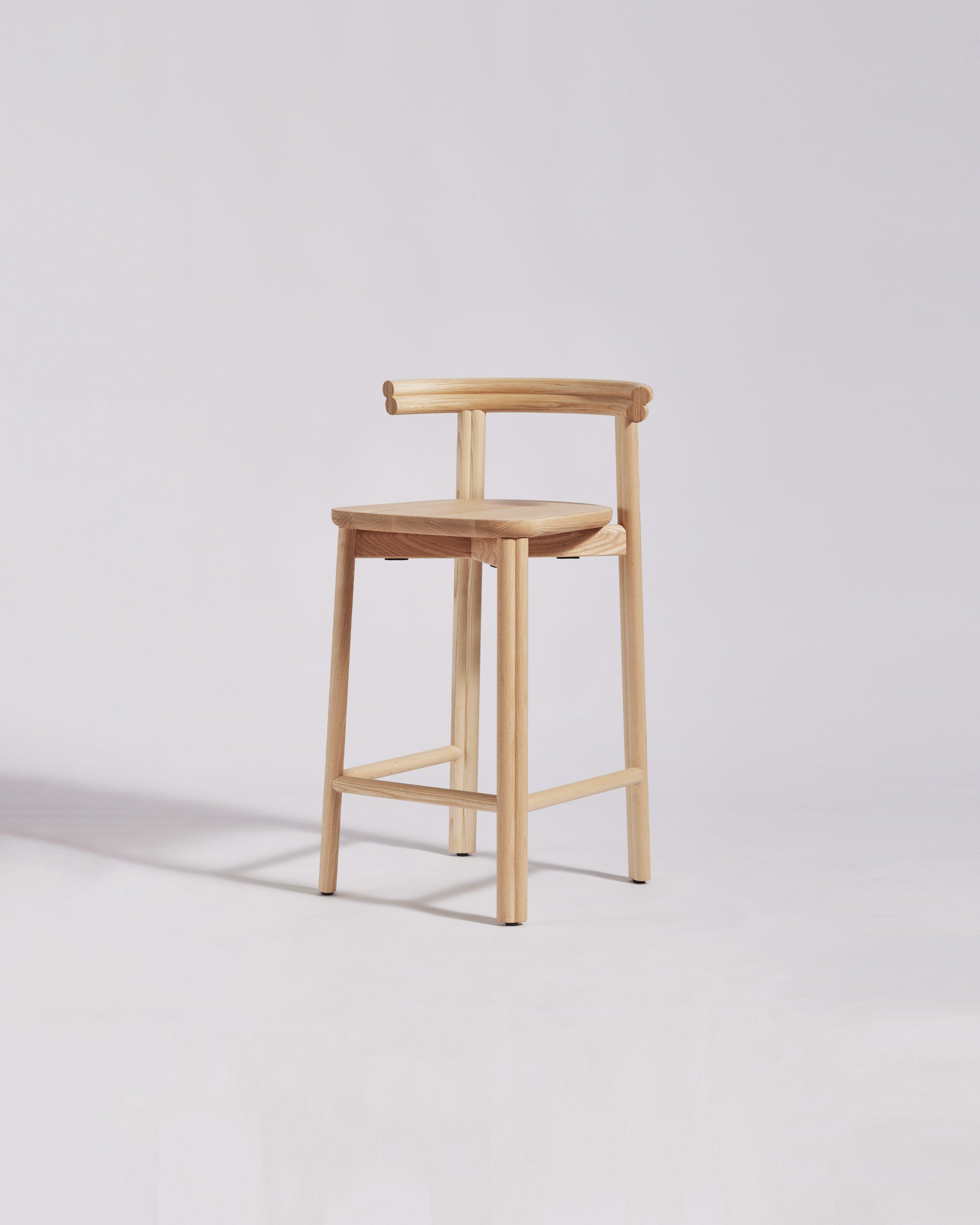 Natural Ash Twill Bar Chair | Timber Counter Stool | Gibson Karlo | DesignByThem