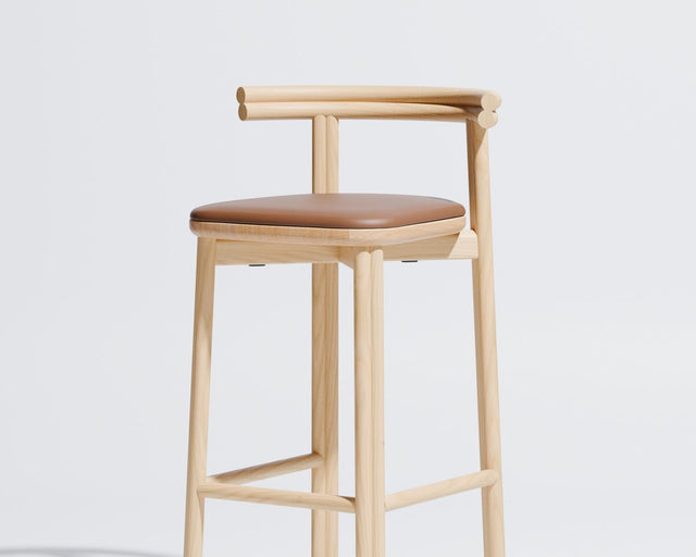 Twill Bar Chair Upholstered | Gibson Karlo | Design By Them **  Ash / Knoll Prairie 027