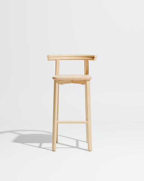 Natural Ash Twill Bar Chair | Timber Bar Stool | Gibson Karlo | DesignByThem