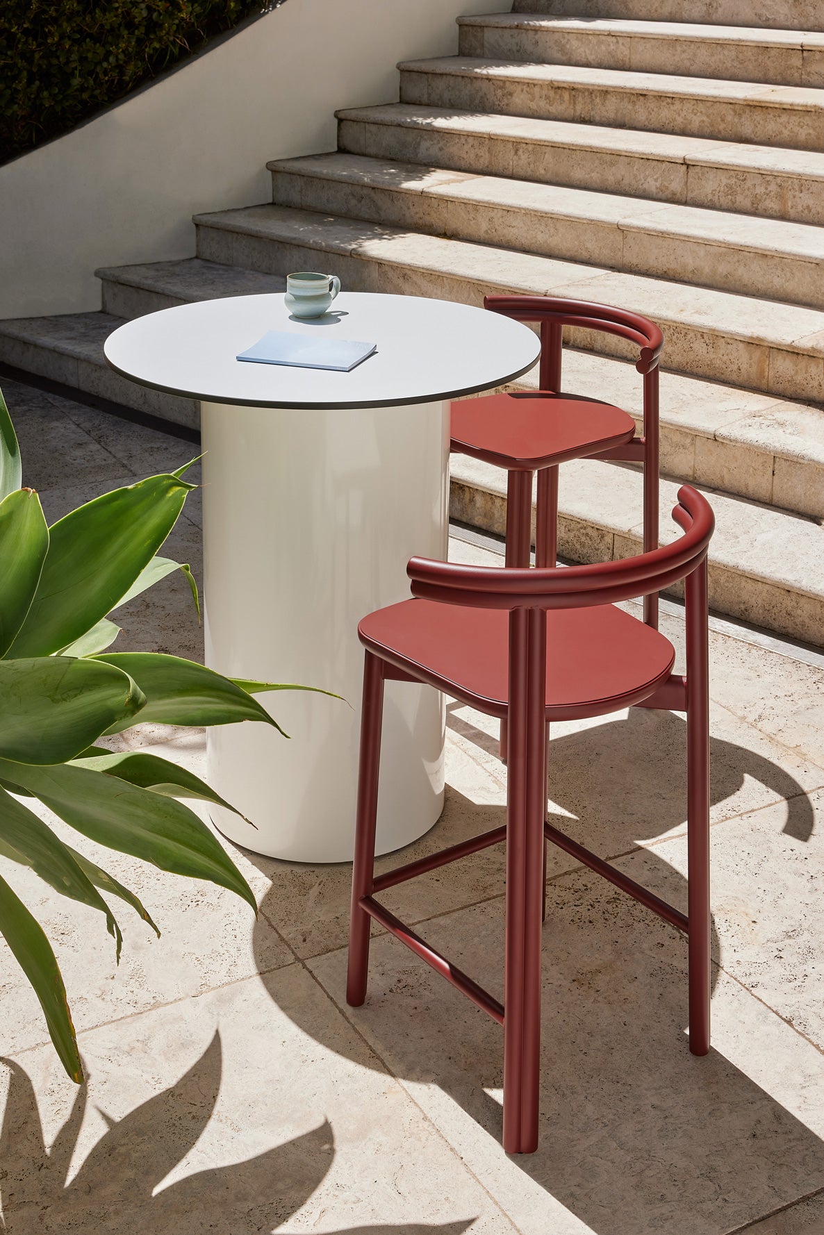 Dial Bar Table & Twill Counter Chair | Gibson Karlo | DesignByThem