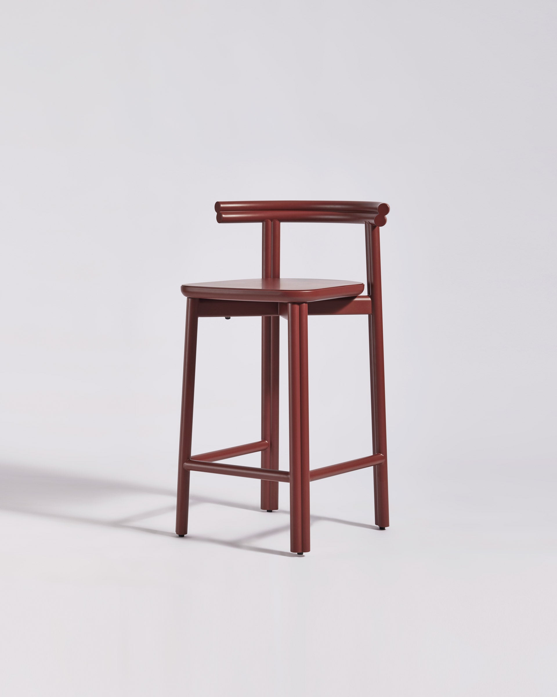 Twill Metal Bar Chair | Red Rust Metal Counter Stool | GibsonKarlo | DesignByThem