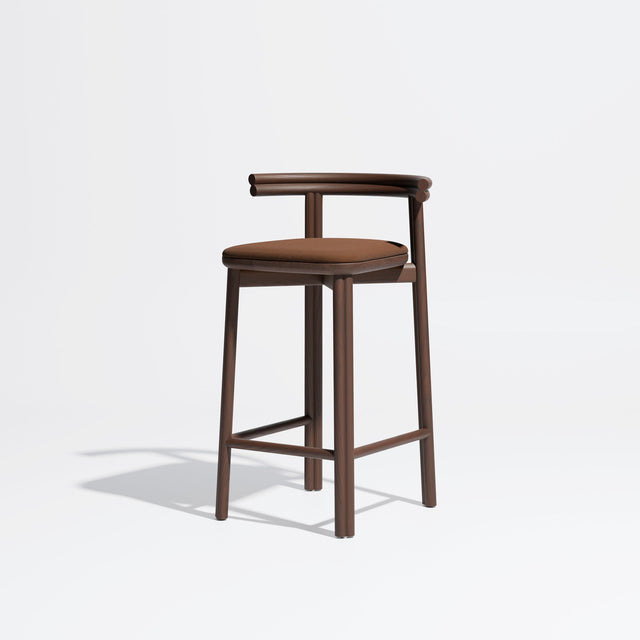 Twill Counter Chair Upholstered | Gibson Karlo | Design By Them **  Smoked Ash / Maharam Merit 033
