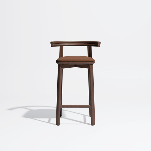 Twill Counter Chair Upholstered | Gibson Karlo | Design By Them **  Smoked Ash / Maharam Merit 034
