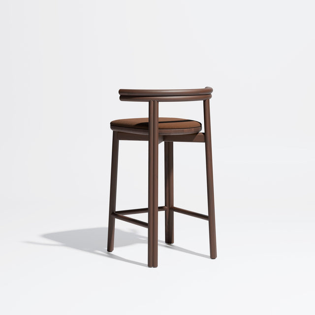 Twill Counter Chair Upholstered | Gibson Karlo | Design By Them **  Smoked Ash / Maharam Merit 035