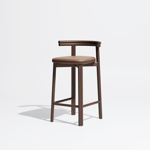 Twill Counter Chair Upholstered | Gibson Karlo | Design By Them **  Smoked Ash / Knoll Prairie 027