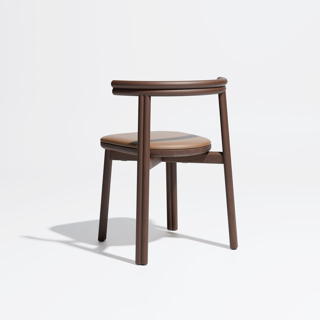 Twill Timber Dining Chair Upholstered | Gibson Karlo | Design By Them **  Smoked Ash / Knoll Prairie 027