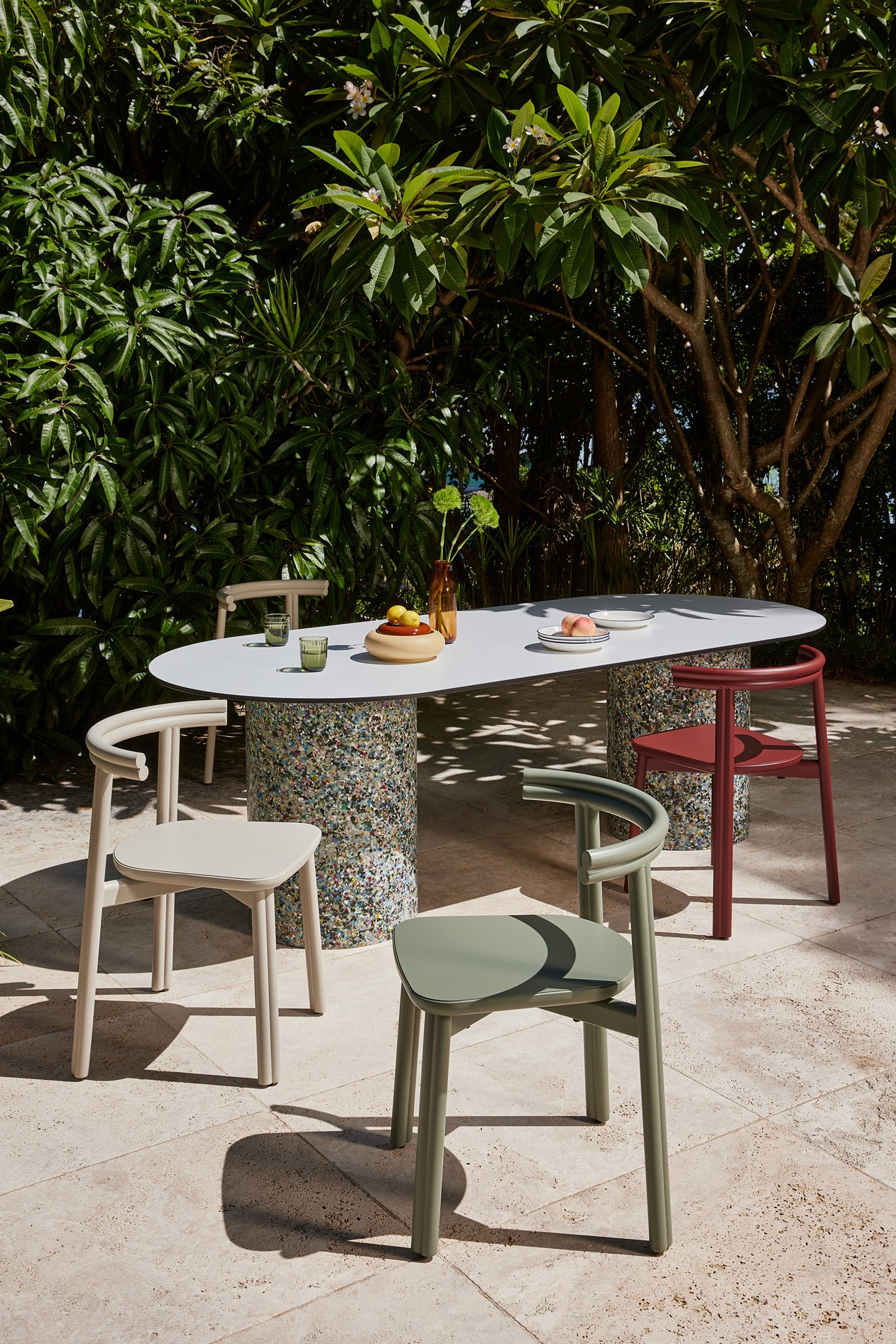 Twill Metal Chair | Stacking Metal Dining Seat | Gibson Karlo | DesignByThem