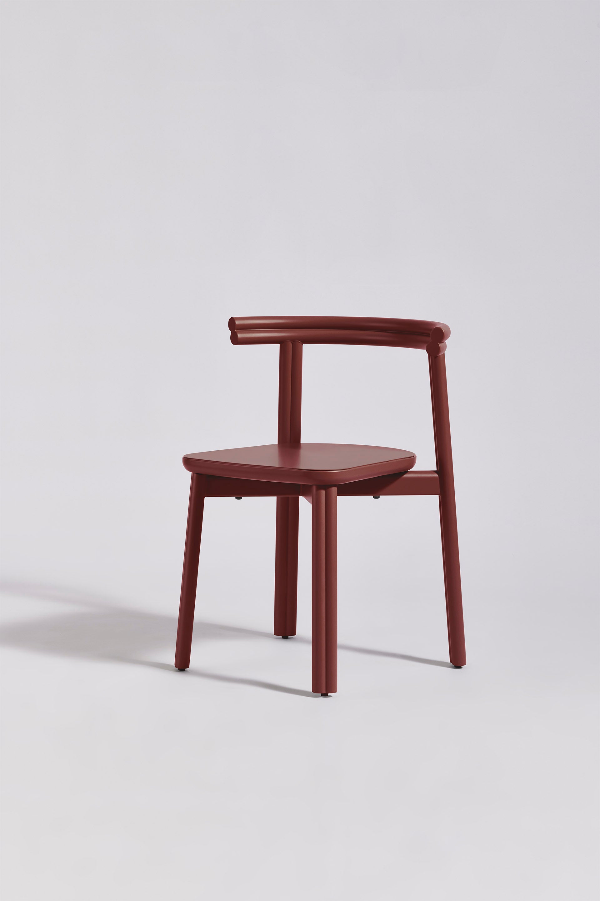 Twill Metal Chair | Rust Red Metal Dining Chair | GibsonKarlo | DesignByThem