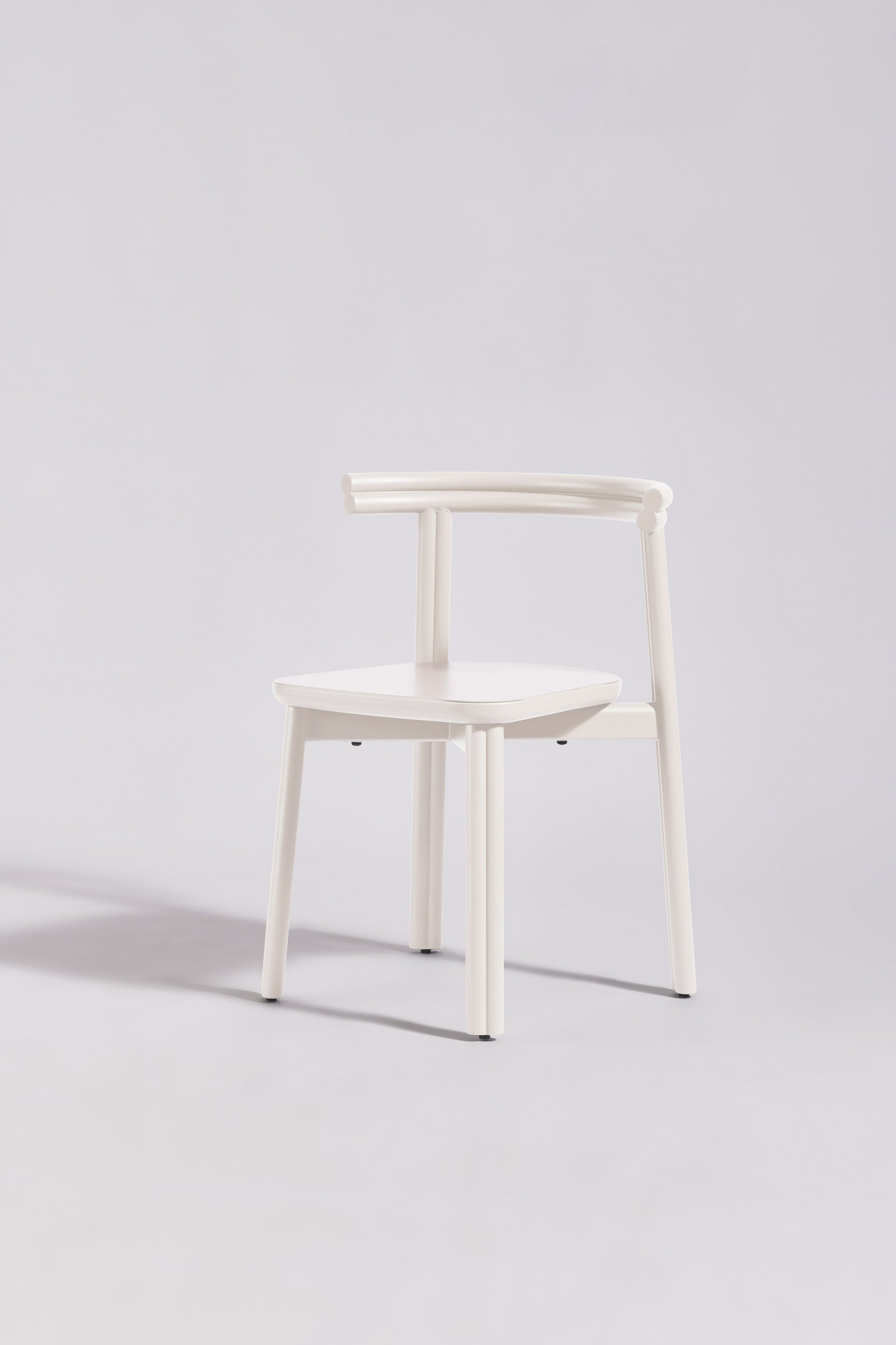 Twill Metal Chair | Soft White Metal Dining Chair | GibsonKarlo | DesignByThem